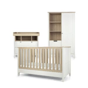 Mamas & Papas Harwell 3 Piece Room Set - White-Natural