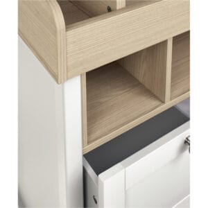 Mamas & papas harwell dresser changer white natural (2)
