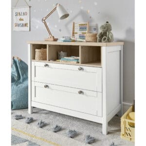 Mamas & papas harwell dresser changer white natural (3)