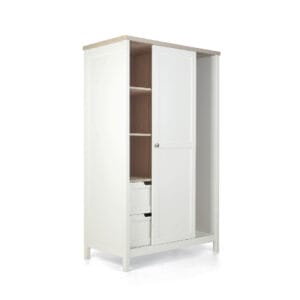Mamas & papas harwell wardrobe white natural (3)