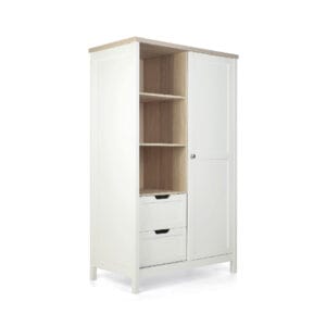 Mamas & papas harwell wardrobe white natural