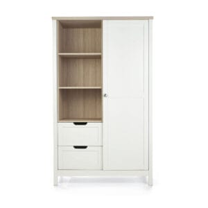 Mamas & papas harwell wardrobe white natural (5)