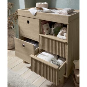 Mamas & papas oska narrow dresser changer natural oak