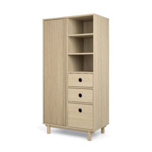 Mamas & papas oska wardrobe natural oak