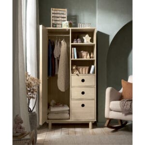Mamas & papas oska wardrobe natural oak (4)