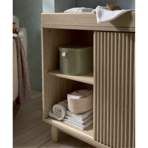Mamas & papas oska wide dresser changer natural oak