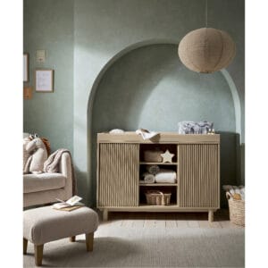 Mamas & papas oska wide dresser changer natural oak (4)