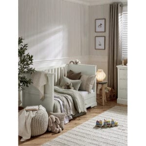 Mamas & papas oxford white cot bed