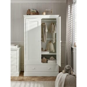 Mamas & papas oxford white wardrobe