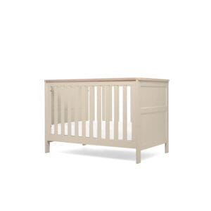 Mamas & papas wedmore convertible mini cot bed pebble (3)