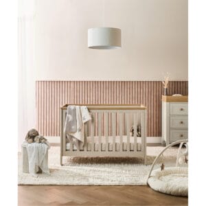 Mamas & papas wedmore convertible mini cot bed pebble (4)