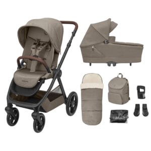 Maxi-Cosi Oxford+ 7-Piece Essentials Bundle - Twillic Truffle