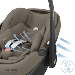 Maxicosi carseat babycarseat pebble360pro2 brown twillictruffle