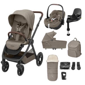 Maxi-Cosi Oxford+ 9-Piece Premium Bundle - Twillic Truffle