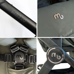 My babiie mb220 2in1 pramette forest green (10)