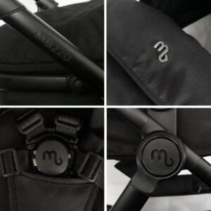 My Babiie MB220 3in1 Travel System with i Size Car Seat Black (11)