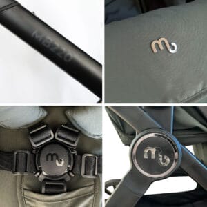 My Babiie MB220 3in1 Travel System with i Size Car Seat Forest Green (10)