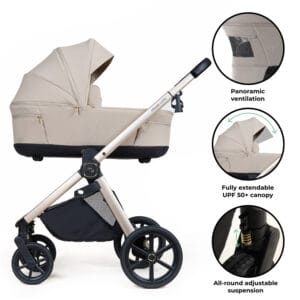My babiie mb450 luxe 3in1 travel system feather (3)