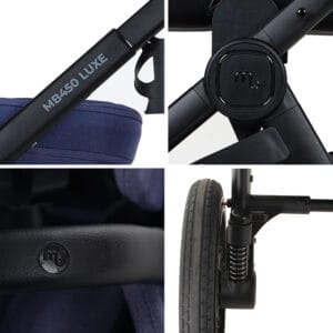 My babiie mb450 luxe 3in1 travel system indigo (9)