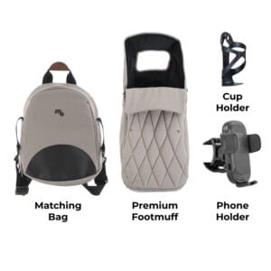 My babiie mb450 luxe 3in1 travel system mink (10)