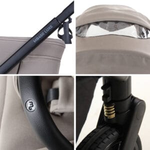 My babiie mb450 luxe 3in1 travel system mink (11)