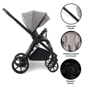 My babiie mb450 luxe 3in1 travel system mink (7)
