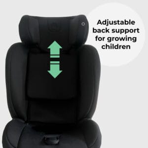 My babiie mbcs100 2 in 1 convertible r129 car seat black (6)