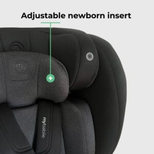 My babiie mbcs100 2 in 1 convertible r129 car seat black (8)