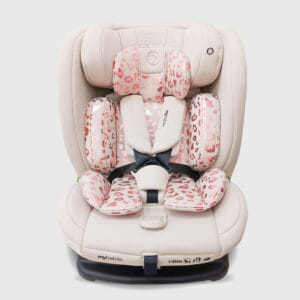 My babiie mbcs100 2 in 1 convertible r129 car seat pink leopard (3)