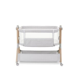 Obaby cloud bedside crib grey (3)