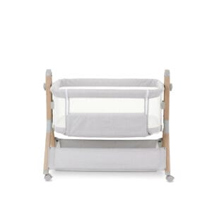 Obaby cloud bedside crib grey (4)