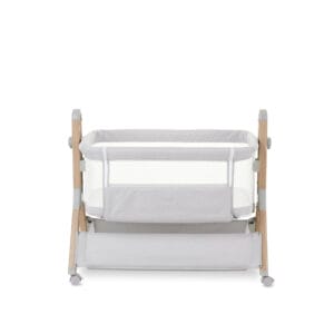 Obaby cloud bedside crib grey (5)