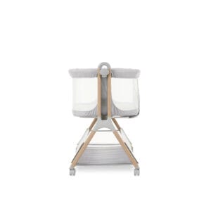 Obaby cloud bedside crib grey (6)