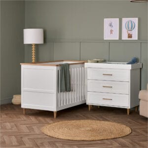 Obaby Orla 2 Piece Room Set - White with Oak