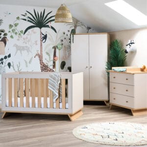 Obaby Thea 3 Piece Nursery Room Set - Latte