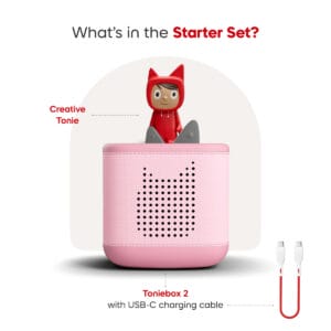 Tonies cloud pink toniebox 2 starter set with creative tonie rubie (2)