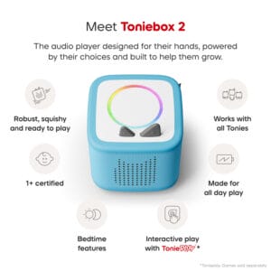 Tonies sky blue toniebox 2 starter set with creative tonie rubie (3)