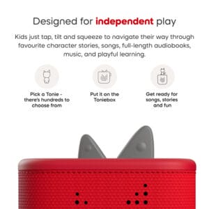 Tonies sunset red toniebox 2 starter set with creative tonie rubie 5