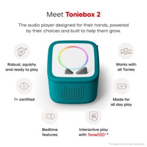 Tonies tropical teal toniebox 2 starter set with creative tonie rubie (3)
