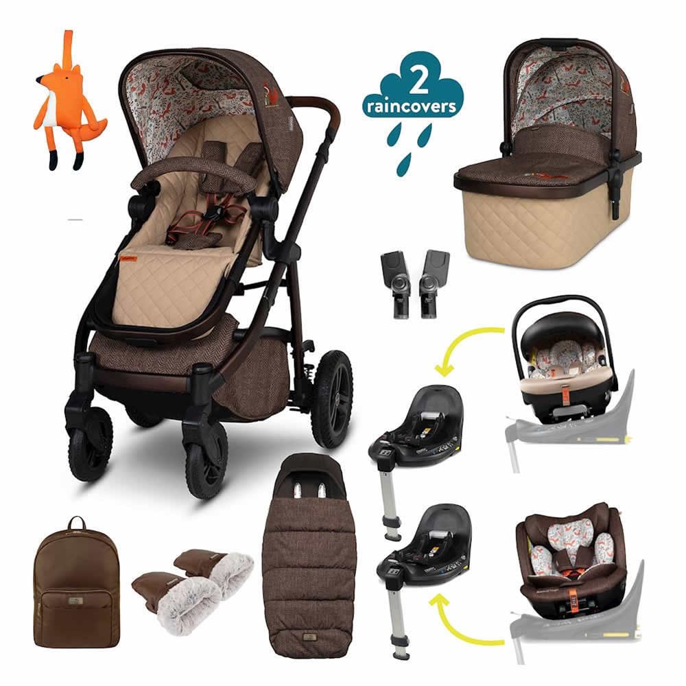 Cosatto Wow 3 Family All Stage Duo Base All Seasons Bundle Foxford Hall