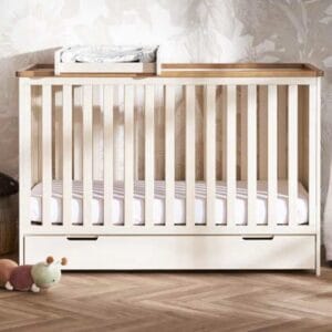 Cot bed and under drawer