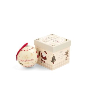 Mamas & papas 2025 christmas bauble cream (1)