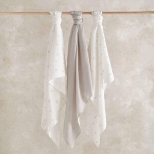 Mamas & papas large muslin squares (3 pack) bunny