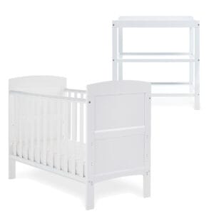 Obaby Grace Mini 2 Piece Room Set - White