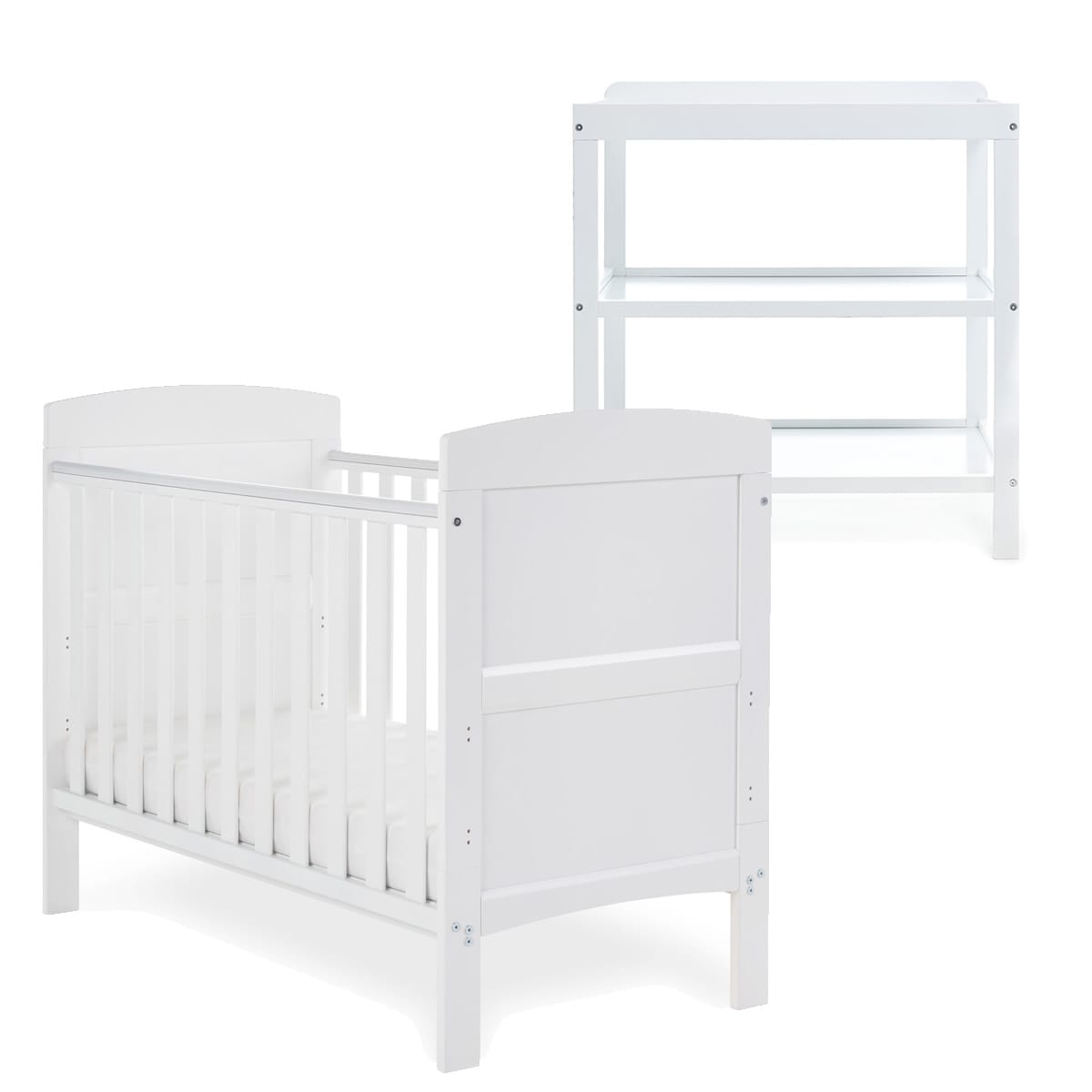 Obaby Grace Mini 2 Piece Room Set - White