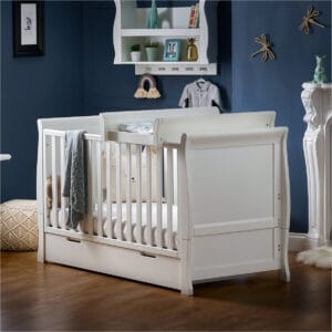 Obaby stamford cot top changer white2