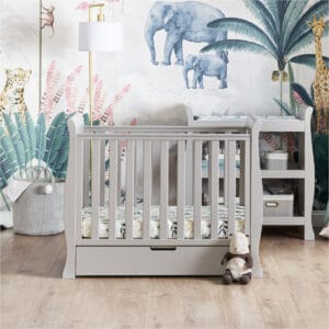 Obaby Stamford Space Saver 2 Piece Room Set - Warm Grey