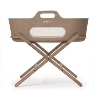 Snuzbaskit mocha moses basket & mocha stand set (4)