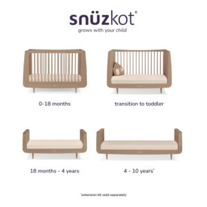 Snuzkot skandi cot bed mocha (8)