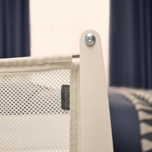 Snuzpod studio bedside crib vienna cashmere (3)